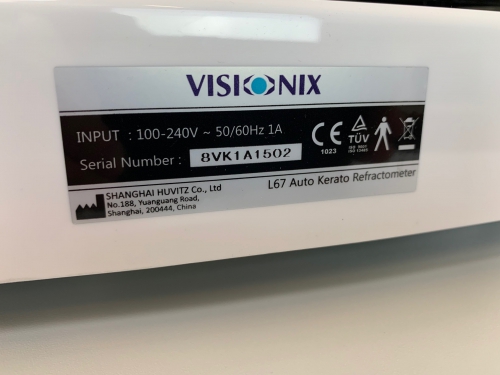 Autorefrakto Keratometer Visionix L67 G21010