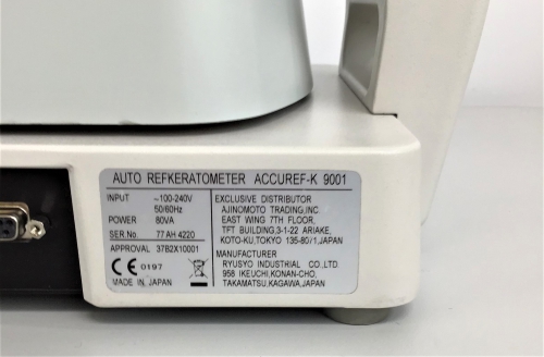 AutoRefrKeratometer Shin-Nippon Accuref-K 9001 G21085